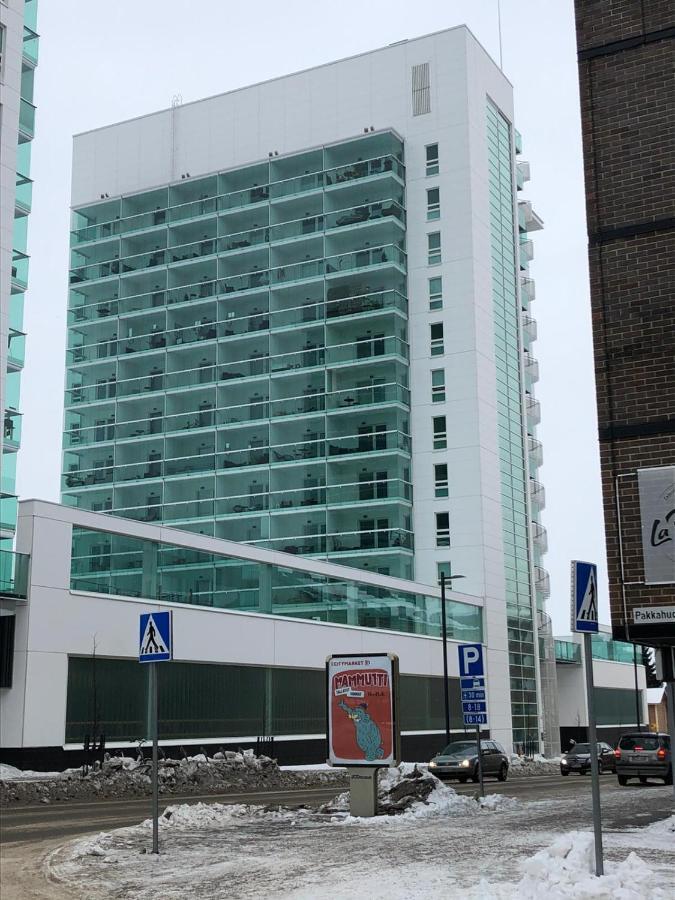 Keskustan Kaksio 45 M2 Autopaikalla, Rautatienkatu 19, 9 Krs Apartment Oulu Bagian luar foto